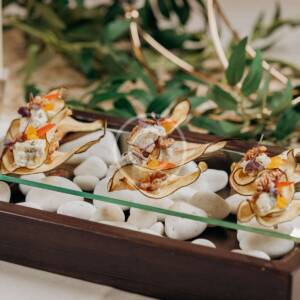 Roquefort canapes